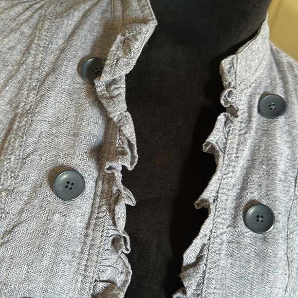 LOFT outlet linen blend blazer - Picture 2 of 6